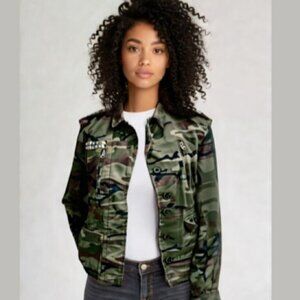 Bluenotes Camo Studded Jacket